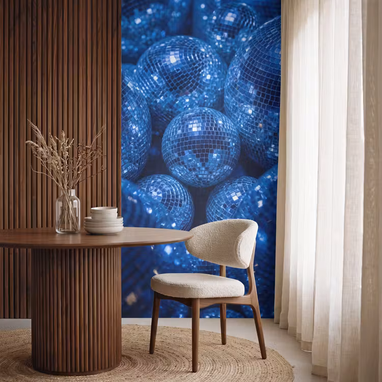Behang - Discobal - Feest - Blauw — 4