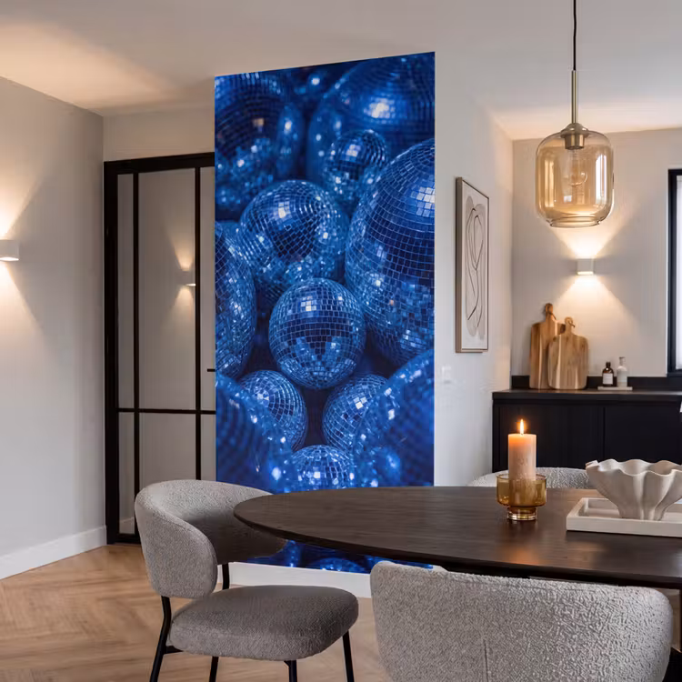 Behang - Discobal - Feest - Blauw — 5