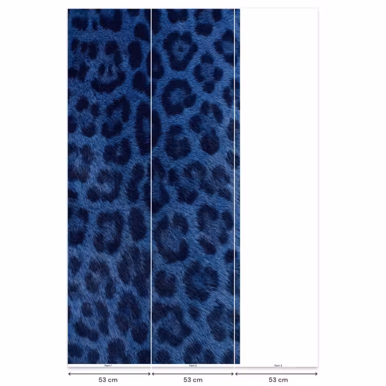 Behang - Patroon - Blauw - Abstract β 6
