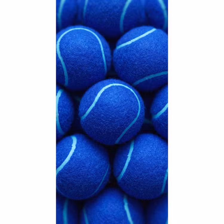 Behang - Tennisbal - Blauw - Sport — 2