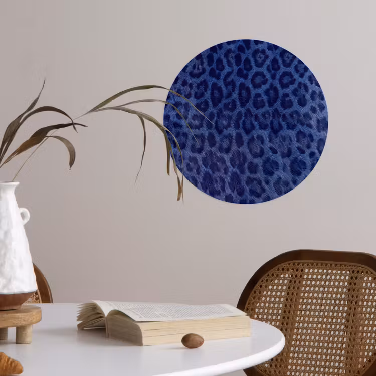 Behangcirkel - Patroon - Blauw - Abstract — 4