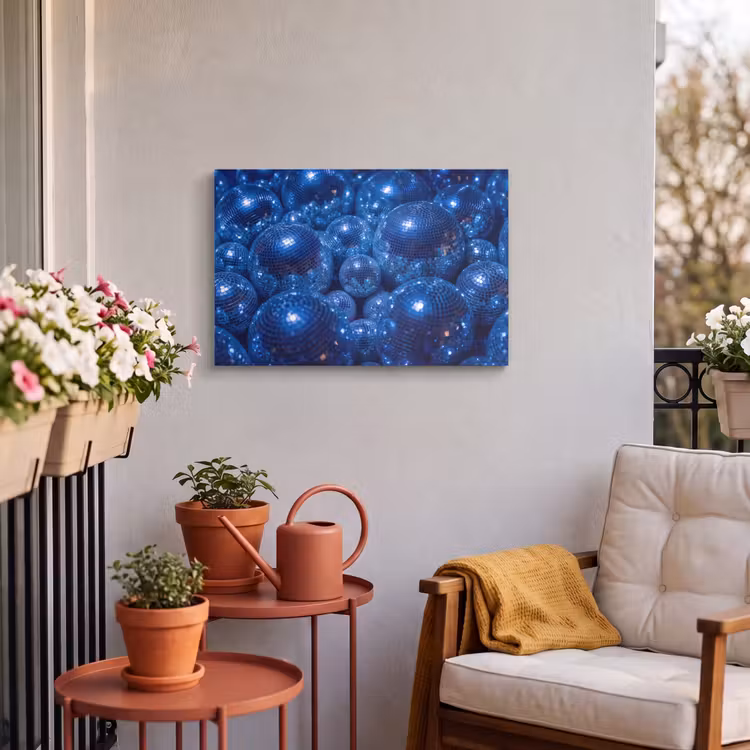 Buiten canvas - Discobal - Feest - Blauw — 3