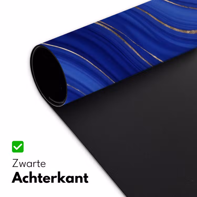 Bureau onderlegger - Abstract - Lijnen - Blauw — 5