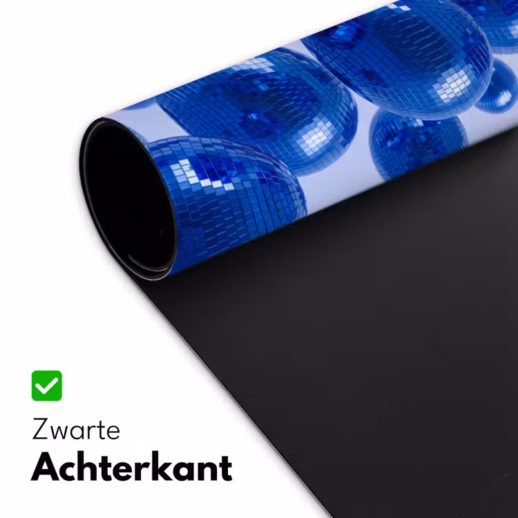 Bureau onderlegger - Blauwe disco bal — 5