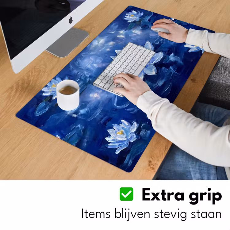 Bureau onderlegger - Blauwe waterlelie - Water — 6