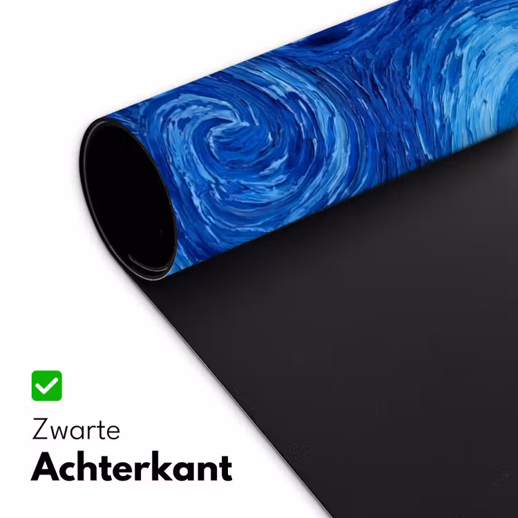 Bureau onderlegger - Wervelingen - Blauw - Modern — 5
