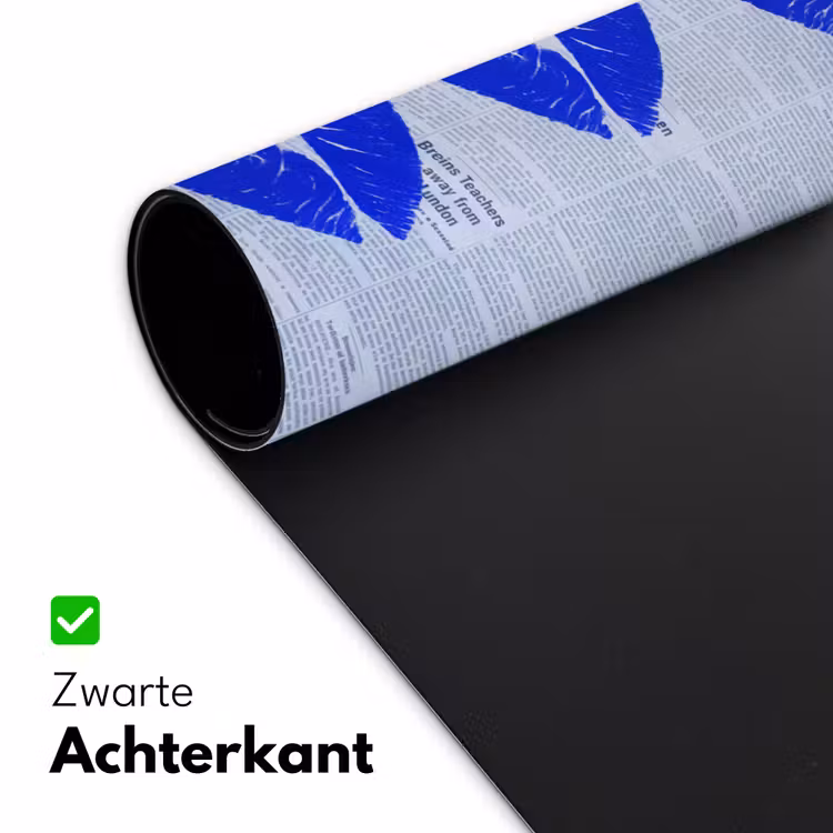 Bureau onderlegger - Blauwe lippen krant — 5