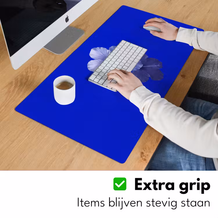 Bureau onderlegger - Bloemen - Blauw - Natuur — 6