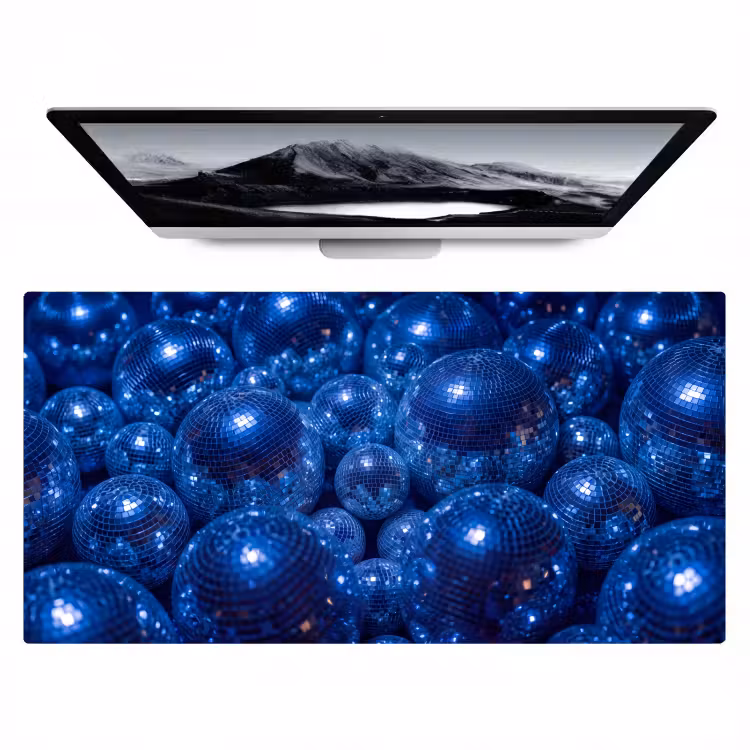 Bureau onderlegger - Discobal - Feest - Blauw — 1