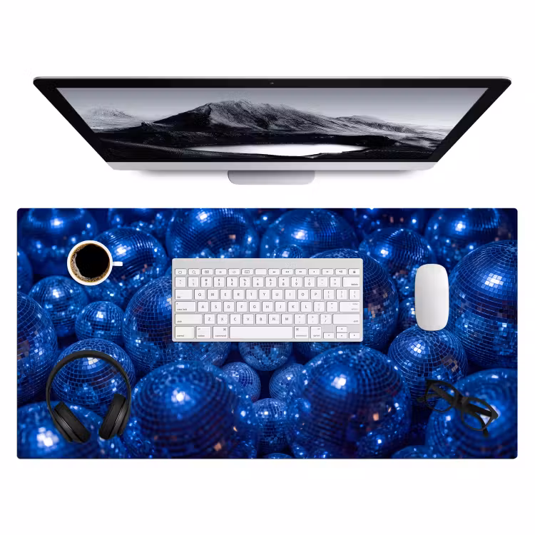 Bureau onderlegger - Discobal - Feest - Blauw — 4