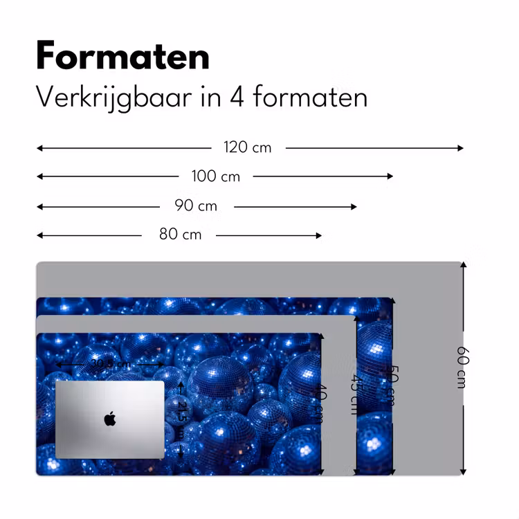 Bureau onderlegger - Discobal - Feest - Blauw — 8