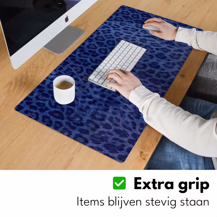 Bureau onderlegger - Patroon - Blauw - Abstract — 6