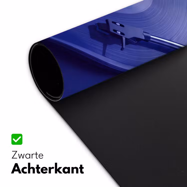 Bureau onderlegger - Platenspeler - Vinyl - Blauw — 5