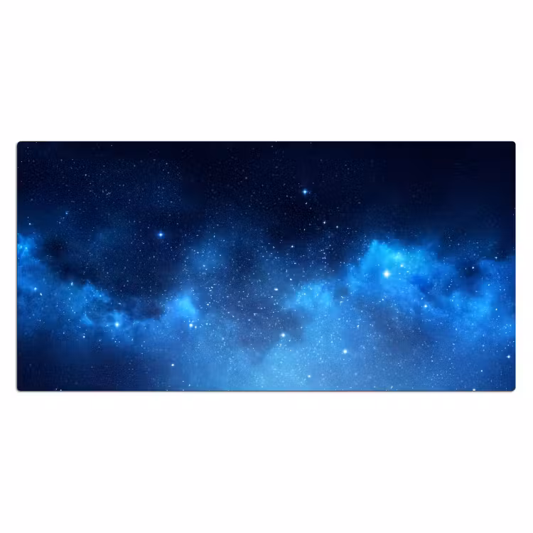 Bureau onderlegger - Sterrenhemel - Nevels - Blauw — 2