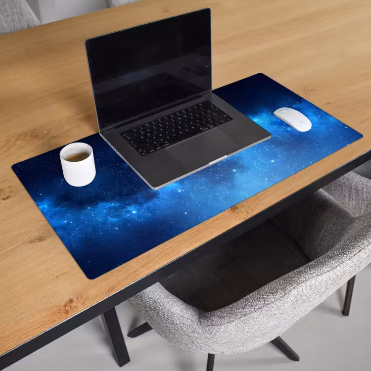 Bureau onderlegger - Sterrenhemel - Nevels - Blauw — 3
