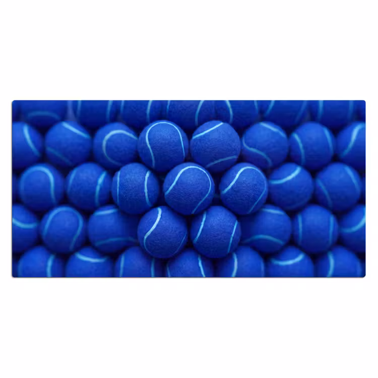 Bureau onderlegger - Tennisbal - Blauw - Sport — 2