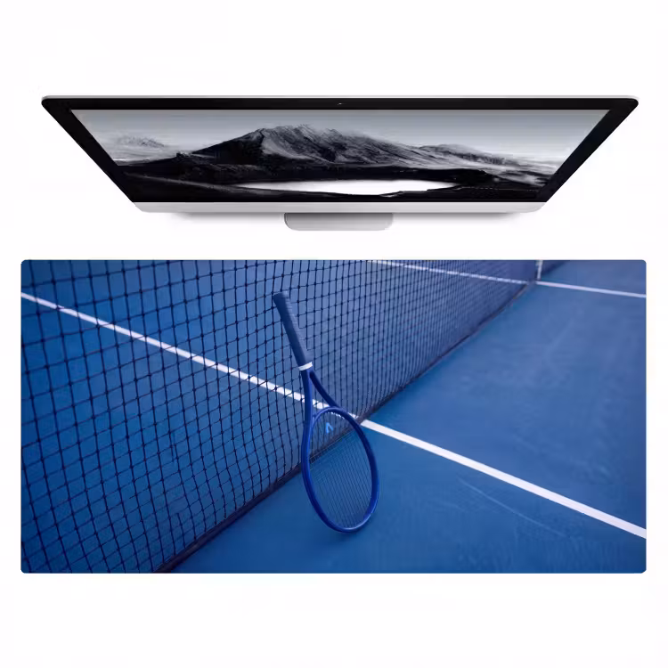 Bureau onderlegger - Tennisracket - Blauw - Sport — 1