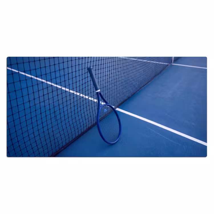 Bureau onderlegger - Tennisracket - Blauw - Sport — 2