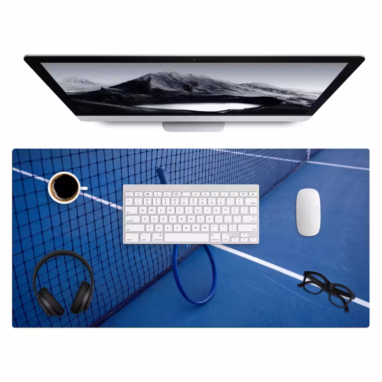 Bureau onderlegger - Tennisracket - Blauw - Sport — 4