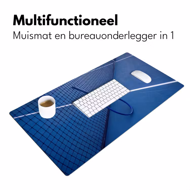 Bureau onderlegger - Tennisracket - Blauw - Sport — 7