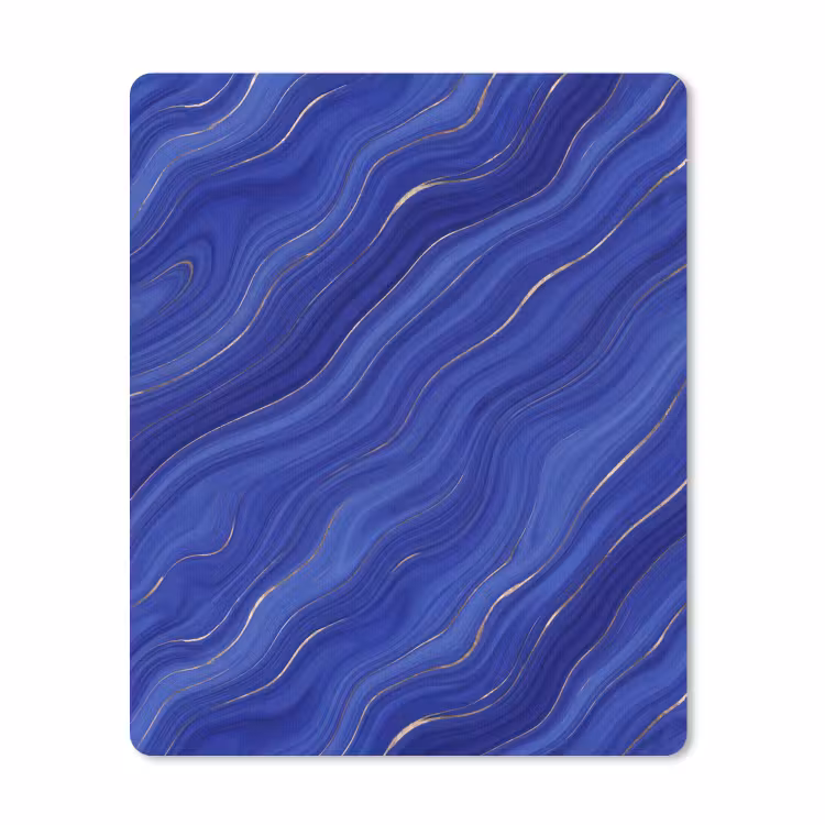 Muismat - Abstract - Lijnen - Blauw — 1
