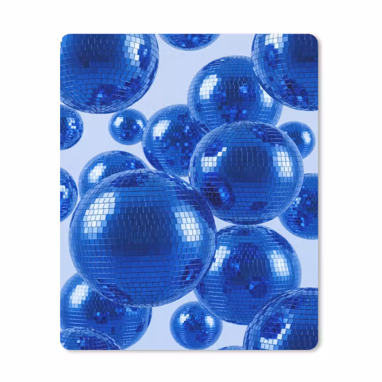 Muismat - Blauwe disco bal — 1