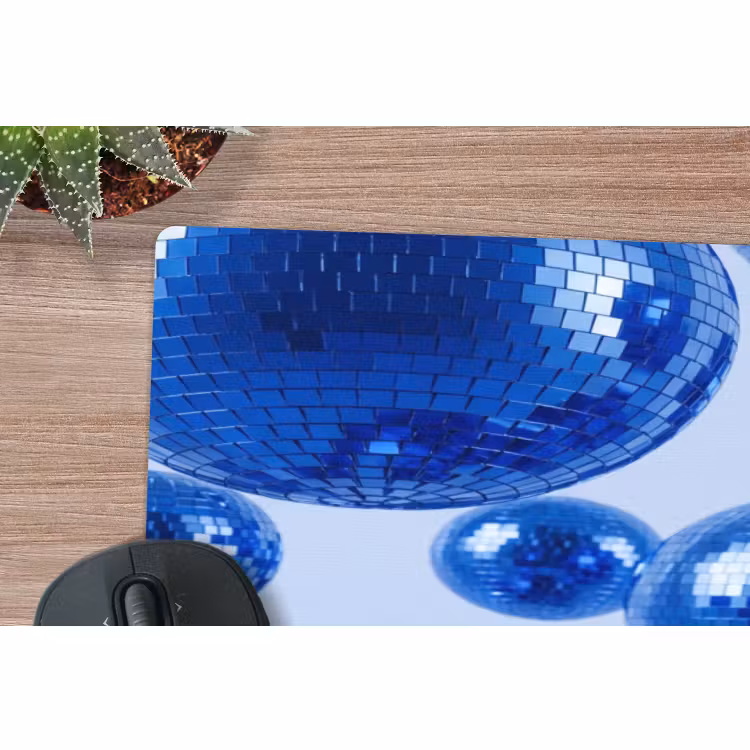 Muismat - Blauwe disco bal — 5
