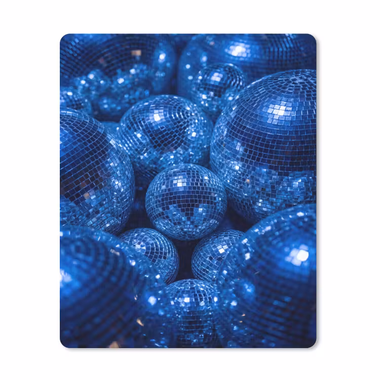 Muismat - Discobal - Feest - Blauw — 1