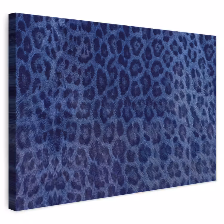 Canvas schilderij - Patroon - Blauw - Abstract — 1