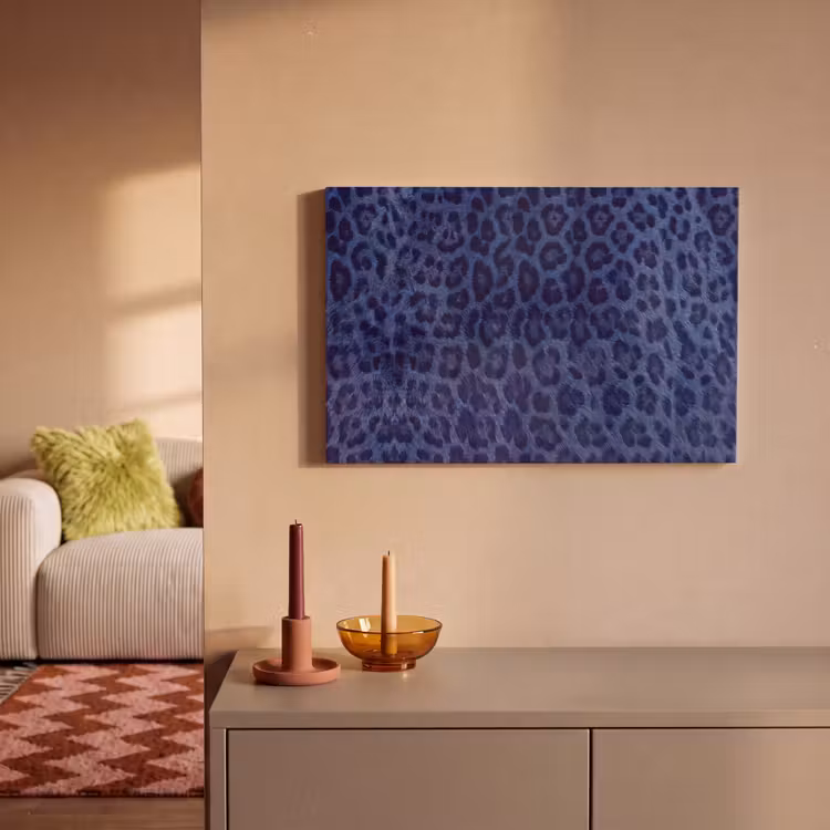 Canvas schilderij - Patroon - Blauw - Abstract — 2