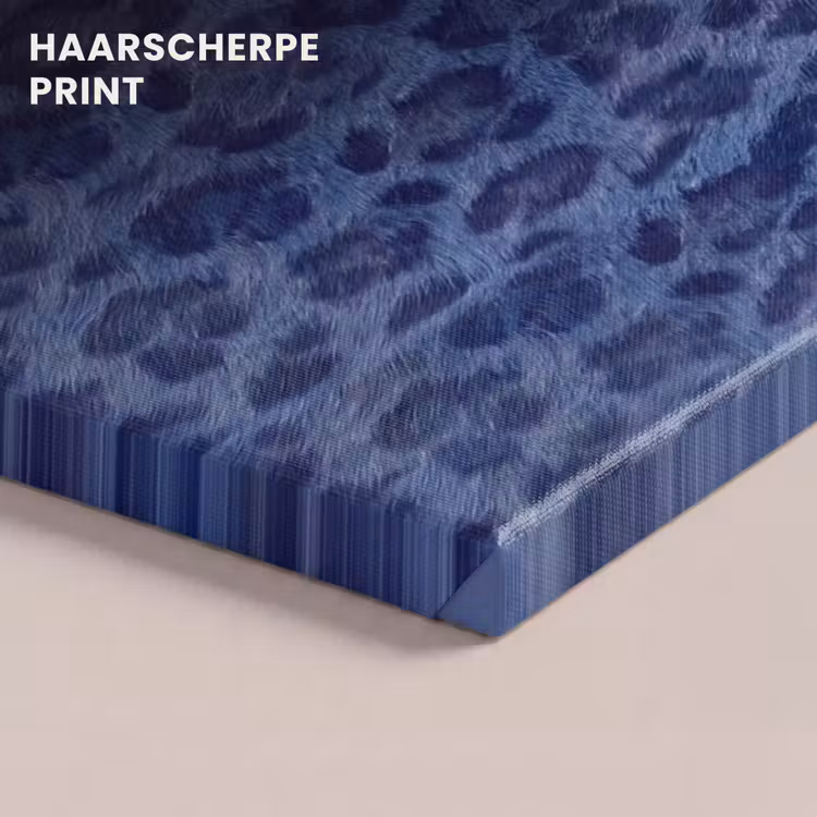 Canvas schilderij - Patroon - Blauw - Abstract — 5