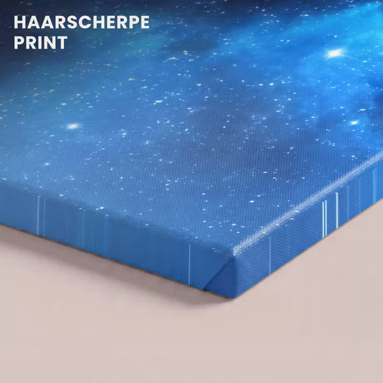 Canvas schilderij - Sterrenhemel - Nevels - Blauw — 5