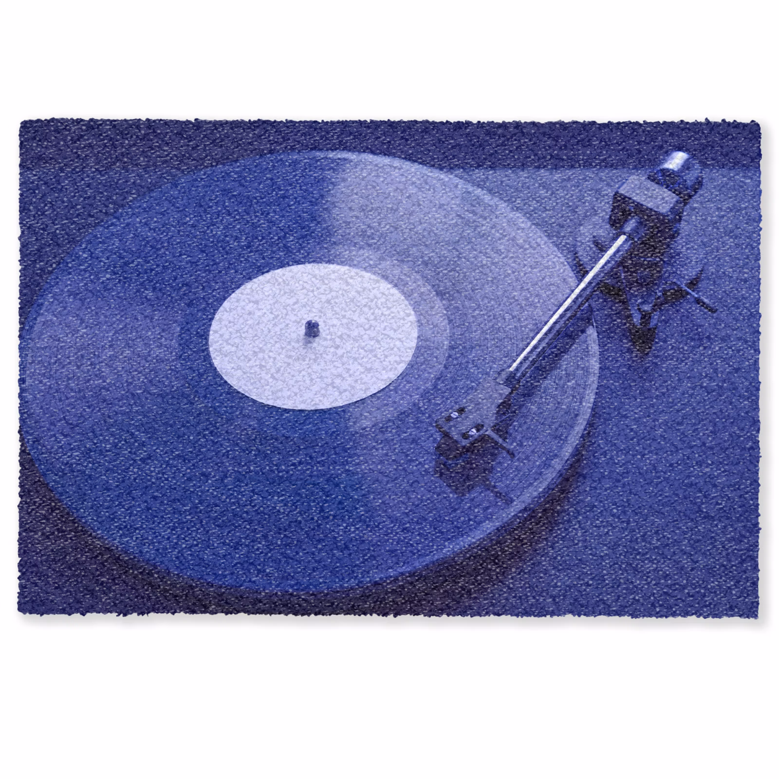 Deurmat - Platenspeler - Vinyl - Blauw — 1