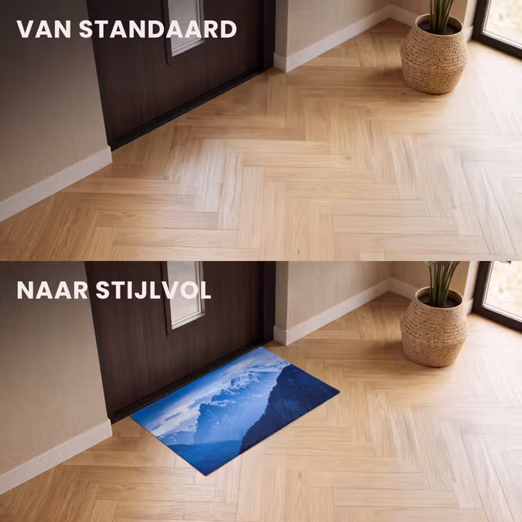 Deurmat - Bergen - Sneeuw - Blauw — 3
