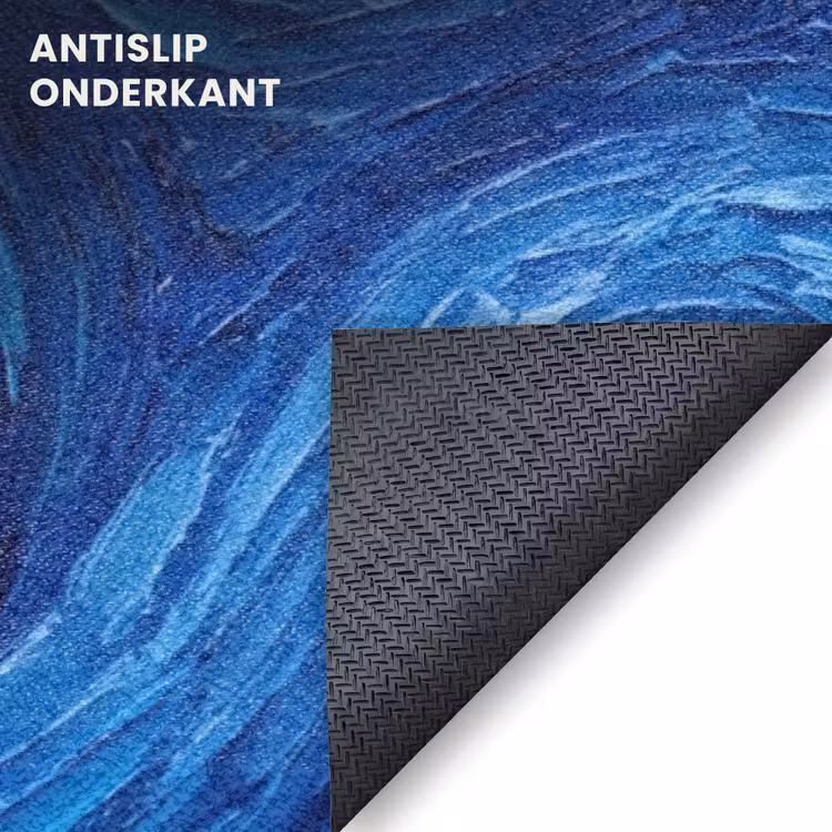 Deurmat - Wervelingen - Blauw - Modern — 6