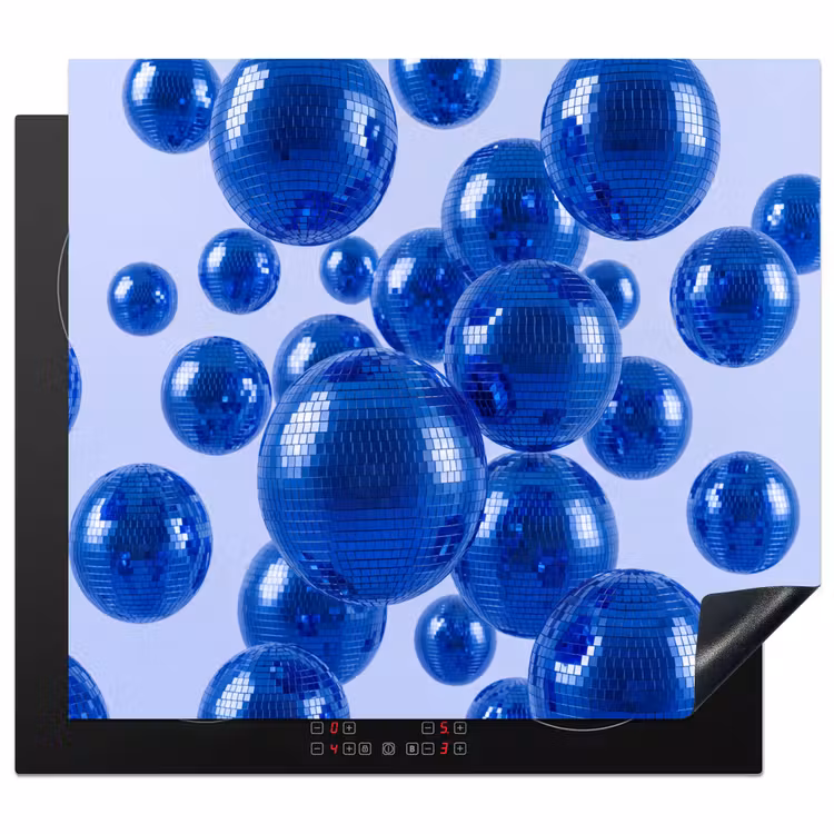 Inductie beschermer - Blauwe disco bal — 1