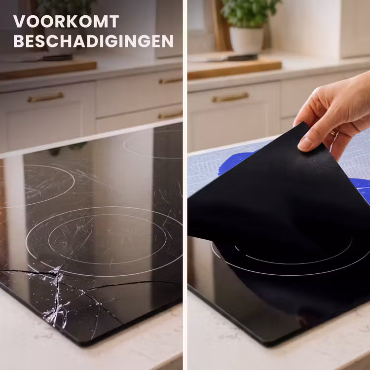 Inductie beschermer - Blauwe lippen krant — 3