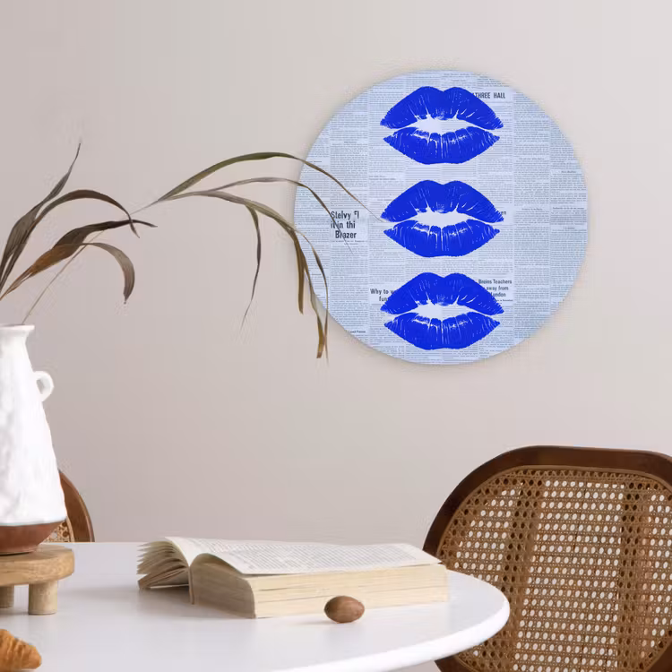 Muurcirkel - Blauwe lippen krant — 4