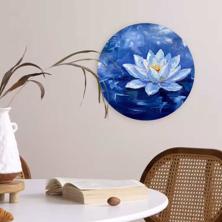 Muurcirkel - Blauwe waterlelie - Water — 4