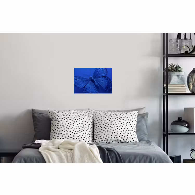 Muursticker - Blauwe vlinder - Insect — 5