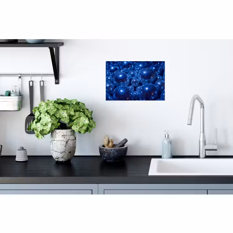 Muursticker - Discobal - Feest - Blauw — 2
