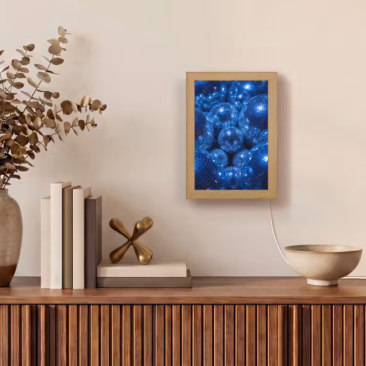 Gepersonaliseerde Lightbox - Discobal - Feest - Blauw — 4