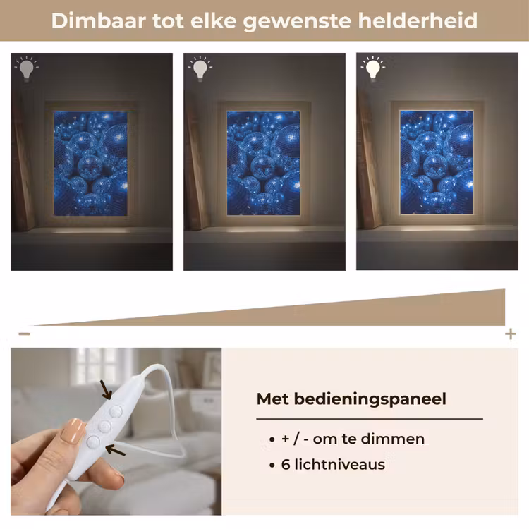 Gepersonaliseerde Lightbox - Discobal - Feest - Blauw — 8