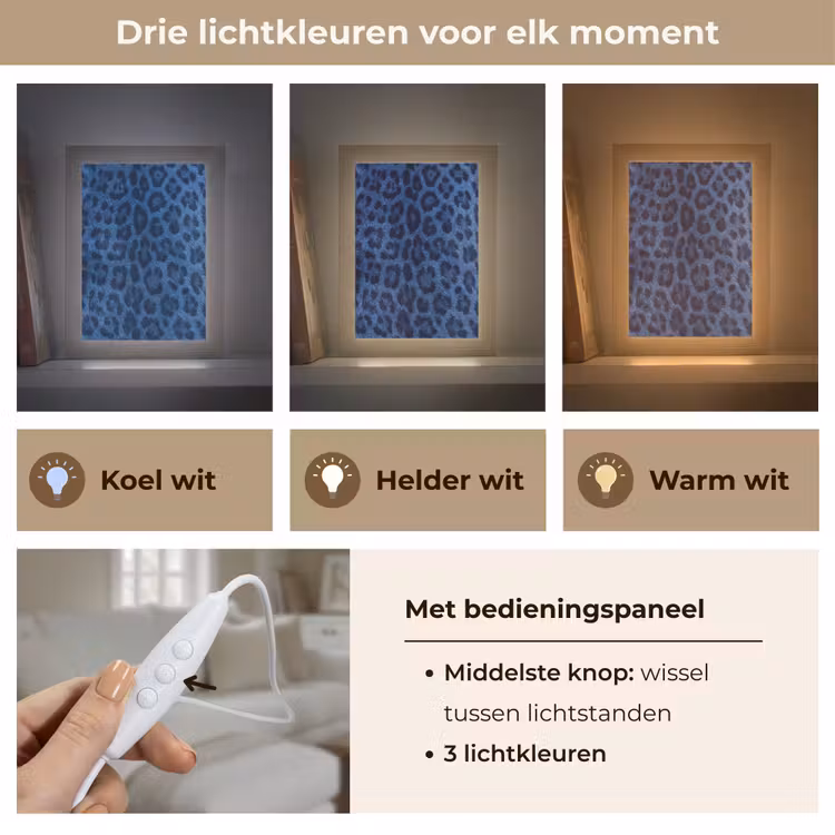 Gepersonaliseerde Lightbox - Patroon - Blauw - Abstract — 6