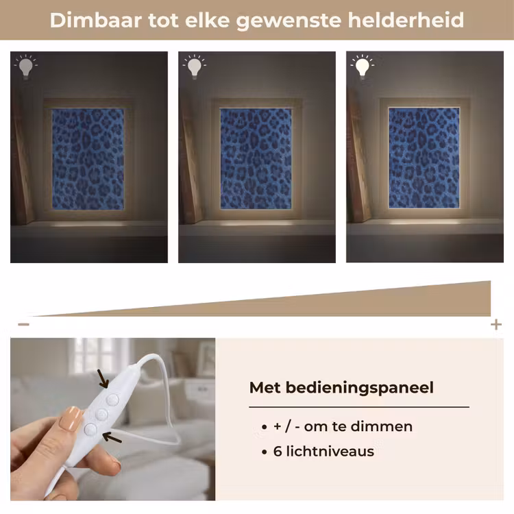 Gepersonaliseerde Lightbox - Patroon - Blauw - Abstract — 8