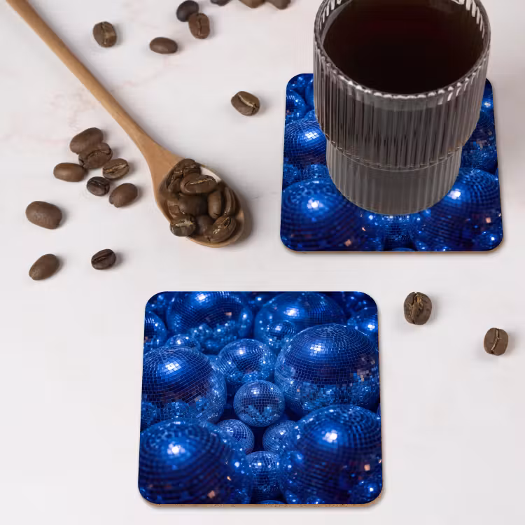 Onderzetter​ - Discobal - Feest - Blauw — 4