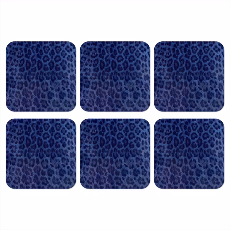 Onderzetter - Patroon - Blauw - Abstract — 1
