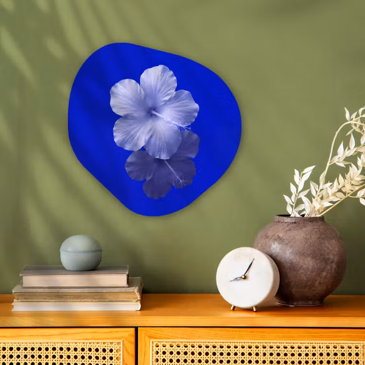 Organisch schilderij - Forex - Bloemen - Blauw - Natuur — 2