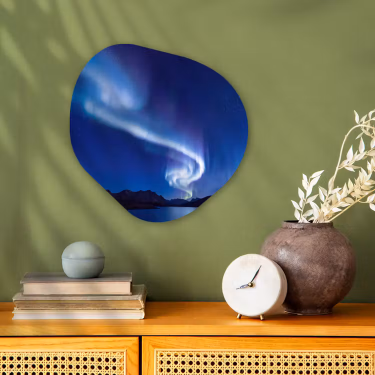 Organisch schilderij - Forex - Noorderlicht - Bergen - Natuur — 2