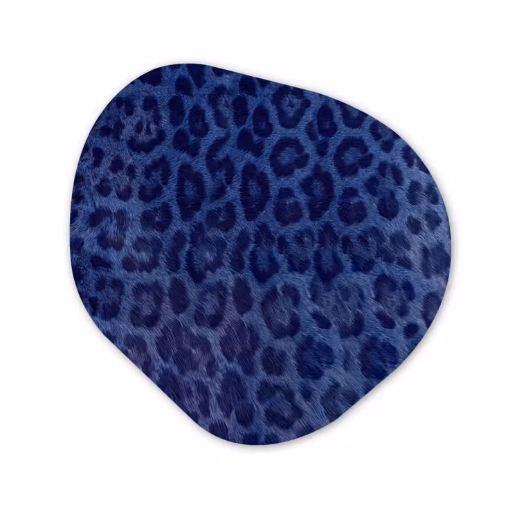 Organisch schilderij - Forex - Patroon - Blauw - Abstract — 1